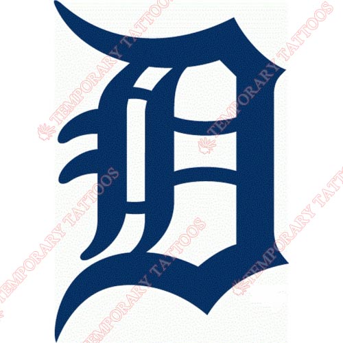 Detroit Tigers Customize Temporary Tattoos Stickers NO.1575